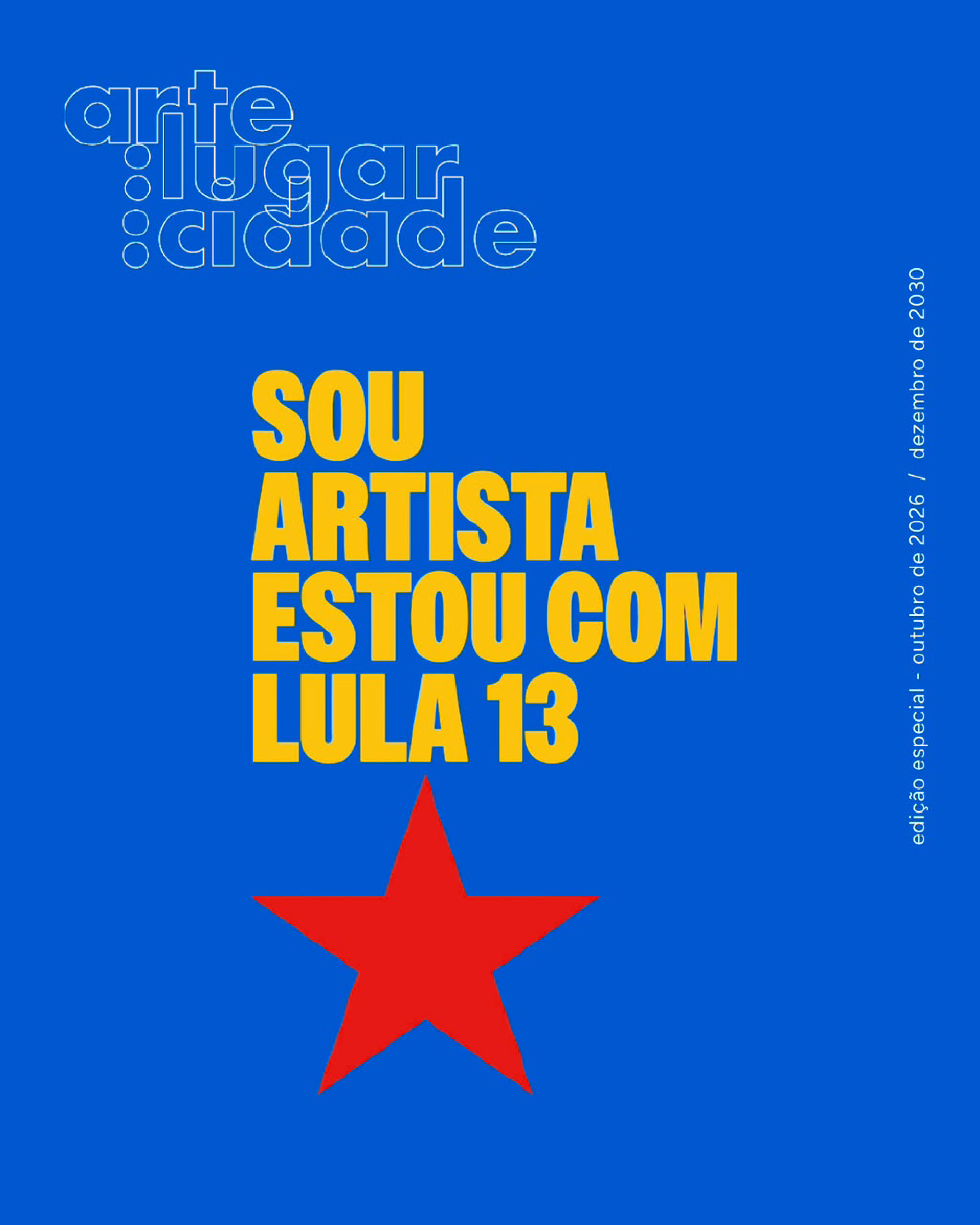 Sou artista, estou com Lula 13