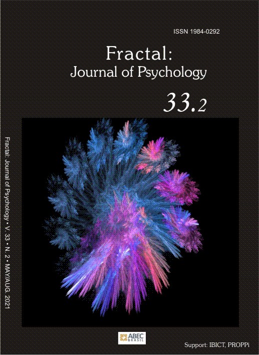 Cover of issue 33.2 of the year 2021. The cover contains the ISSN number, the title of the journal, the volume and edition number and the image of a fractal