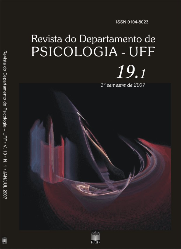 					Visualizar Revista do Departamento de Psicologia - UFF (v. 19, n. 1)
				