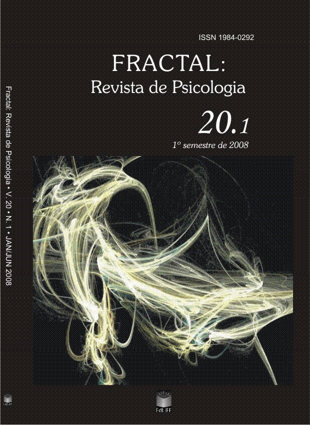 					Visualizar v. 20 n. 1 (2008): Fractal: Revista de Psicologia
				