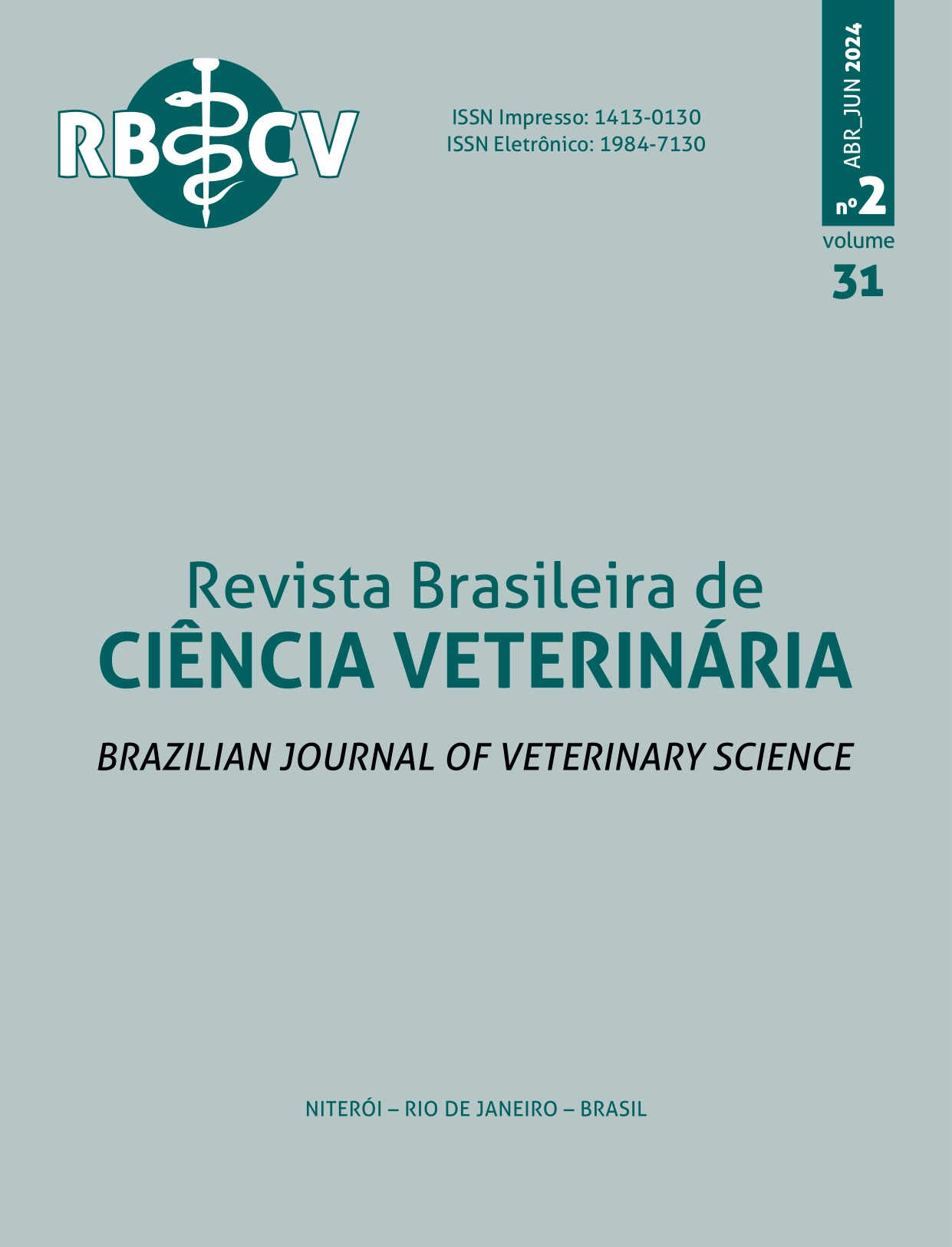 					Visualizar v. 31 n. 2 (2024): Revista Brasileira de Ciência Veterinária
				