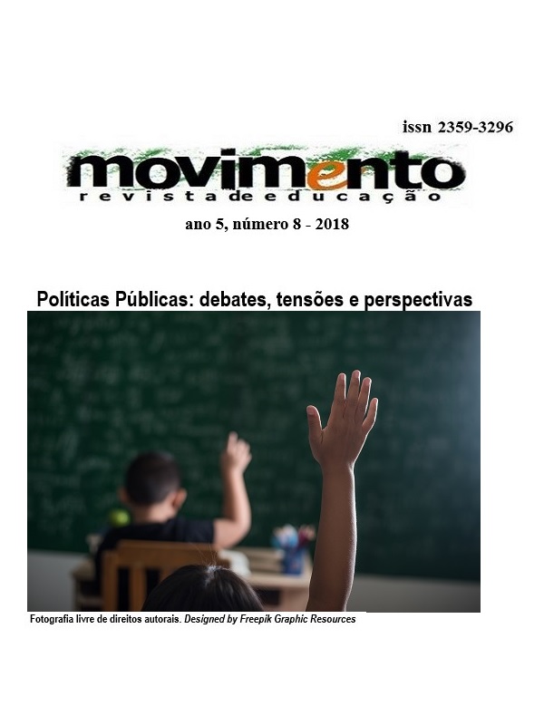 					Visualizar n. 8 (2018): Políticas Públicas: debates, tensões e perspectivas
				