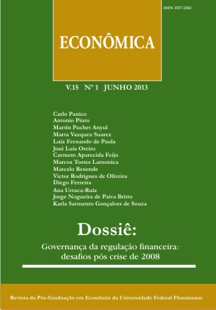 					Visualizar v. 15 n. 1 (2013): Governança da regulação financeira: desafios pós crise de 2008
				