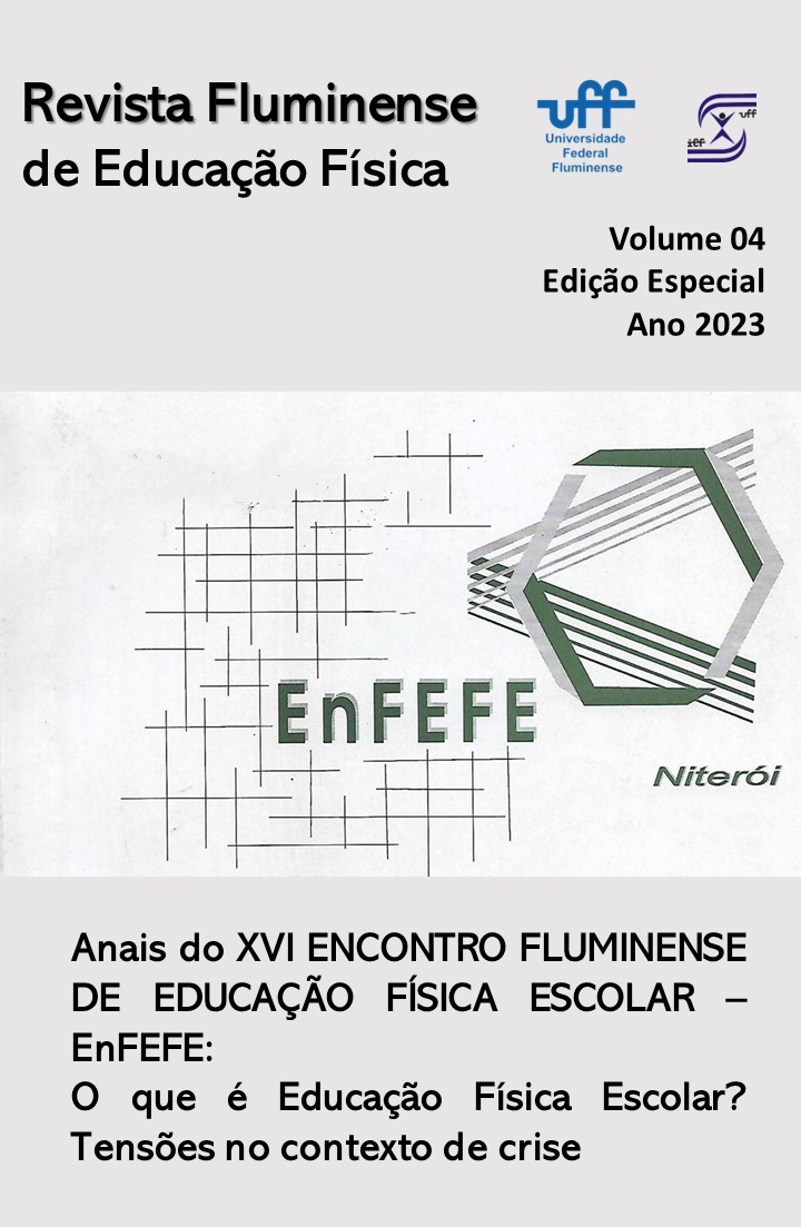 					Visualizar v. 4 n. Edição Especial (2023): Edição Especial relacionada ao XVI EnFEFE: “O que é Educação Física Escolar? Tensões no contexto de crises”
				