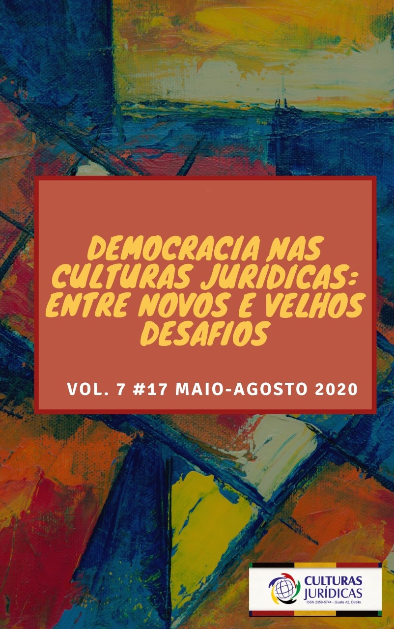 					Visualizar v. 7 n. 17 (2020): Democracia nas culturas jurídicas: entre novos e velhos desafios
				