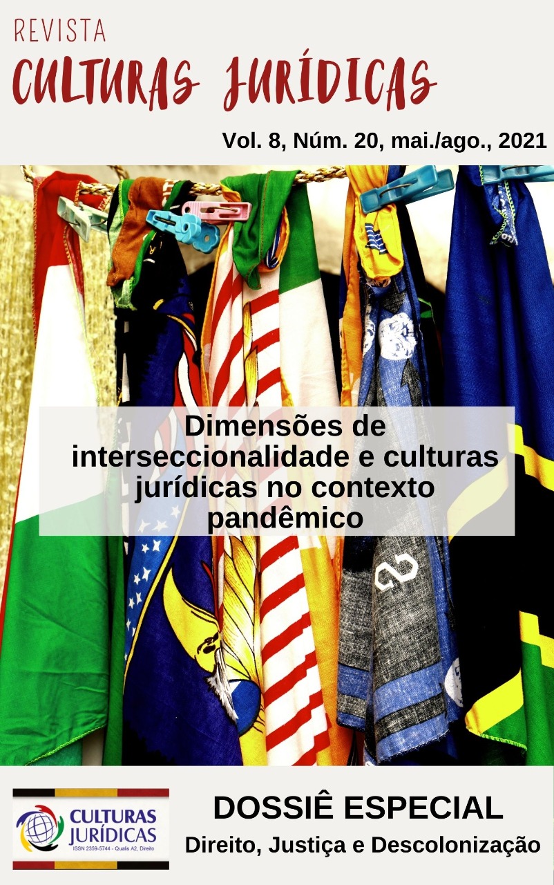 					Visualizar v. 8 n. 20 (2021): Dimensões de interseccionalidade e culturas jurídicas no contexto pandêmico
				