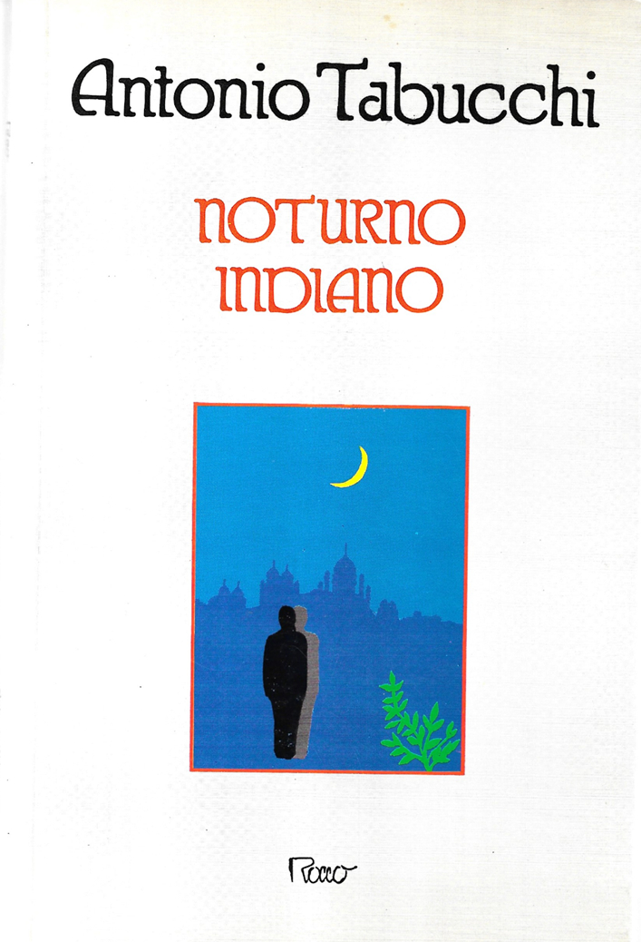 Capa do livro "Noturno indiano", de Antonio Tabucchi.