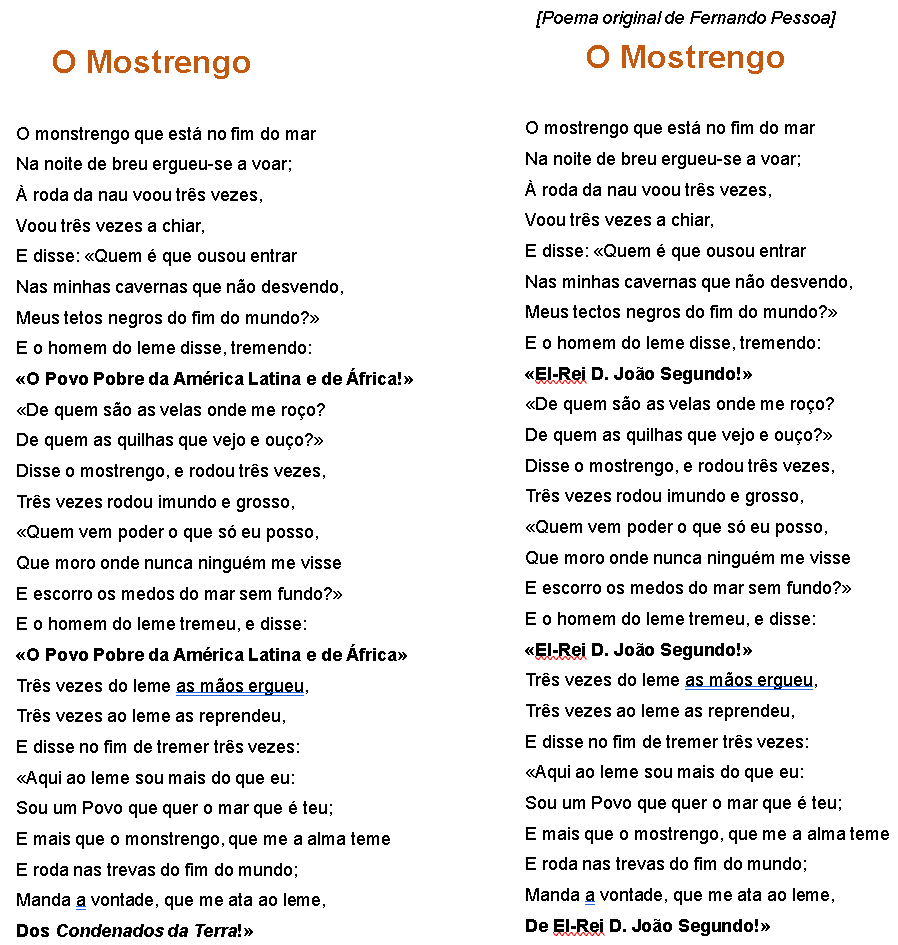 "Mostrengo", de Fernando Pessoa